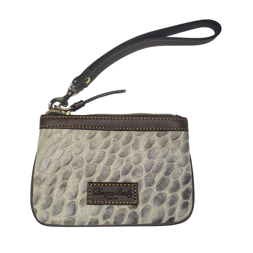 Dooney‎ & Bourke Dooney & Bourne Wristlet Color Brown/Gray